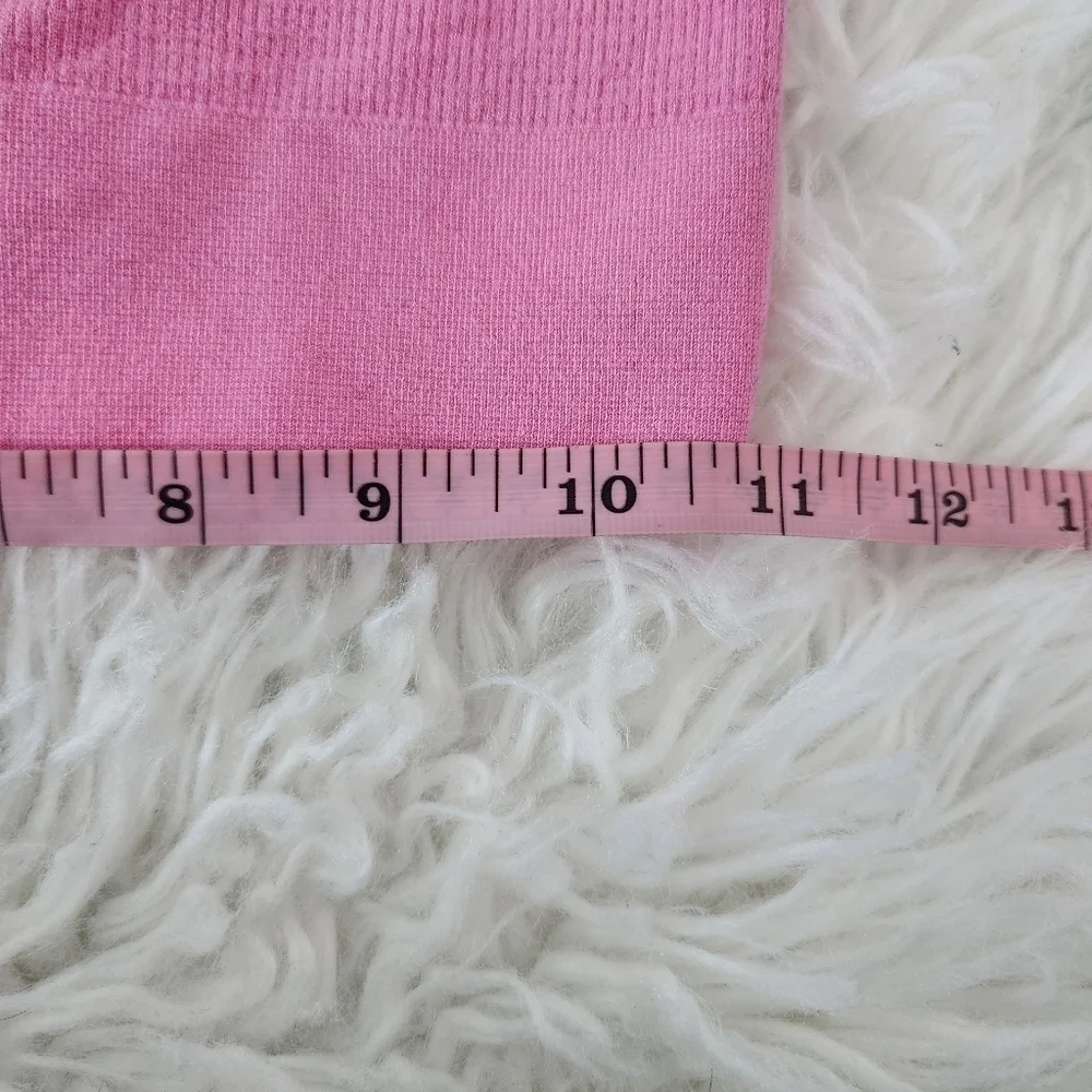 by Anthropologie Seamless Ribbed Square Neck Bralette. Pink Rose. Size xxs/xs. - Picture 3 of 5